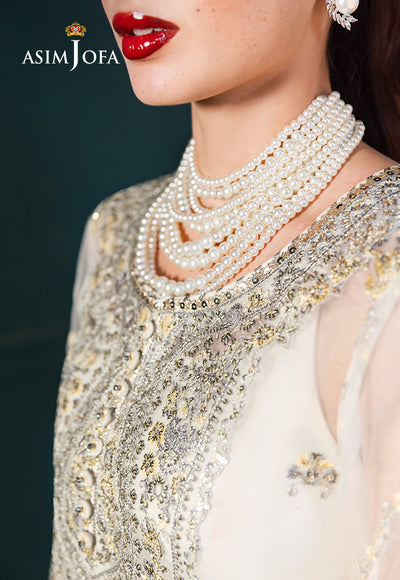 Asim Jofa | Lumiere Formals | AJLFC-03 EMBROIDERED ORGANZA by Asim Jofa - Designer Dress - Type : Ladies Clothes - Available at Libayah - 100% Original 