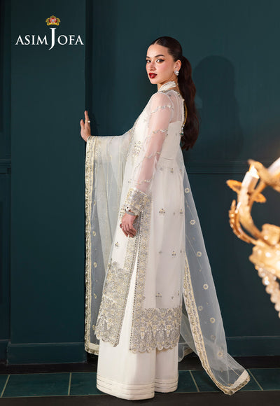Asim Jofa | Lumiere Formals | AJLFC-03 EMBROIDERED ORGANZA by Asim Jofa - Designer Dress - Type : Ladies Clothes - Available at Libayah - 100% Original 