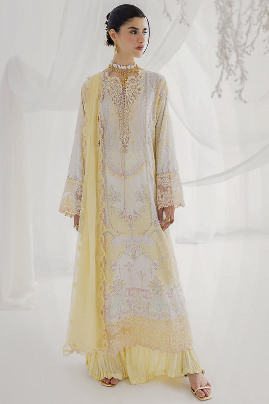 Qalamkar | Luxe Silk 25 | LK-03 LENI by Qalamkar - Designer Dress  - Type : Ladies Clothes - Available at Libayah - 100% Original 