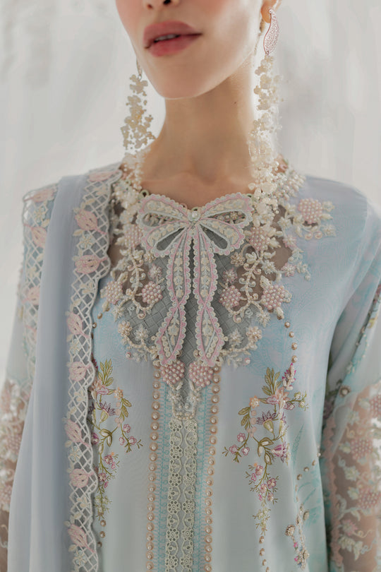 Qalamkar | Luxe Silk 25 | LK-01 KEEVA by Qalamkar - Designer Dress  - Type : Ladies Clothes - Available at Libayah - 100% Original 