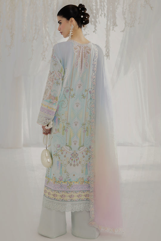Qalamkar | Luxe Silk 25 | LK-01 KEEVA by Qalamkar - Designer Dress  - Type : Ladies Clothes - Available at Libayah - 100% Original 