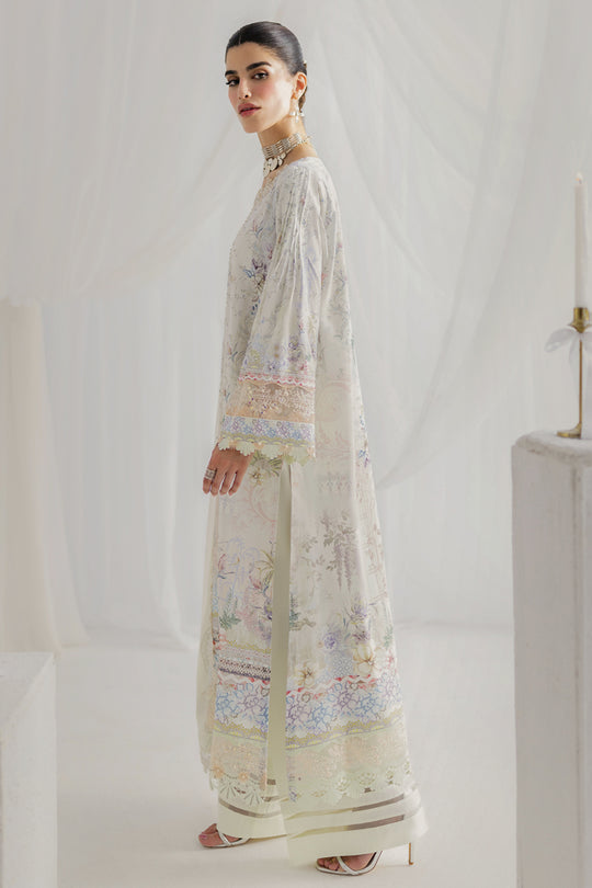 Qalamkar | Luxe Silk 25 | LK-02 ROISIN by Qalamkar - Designer Dress  - Type : Ladies Clothes - Available at Libayah - 100% Original 