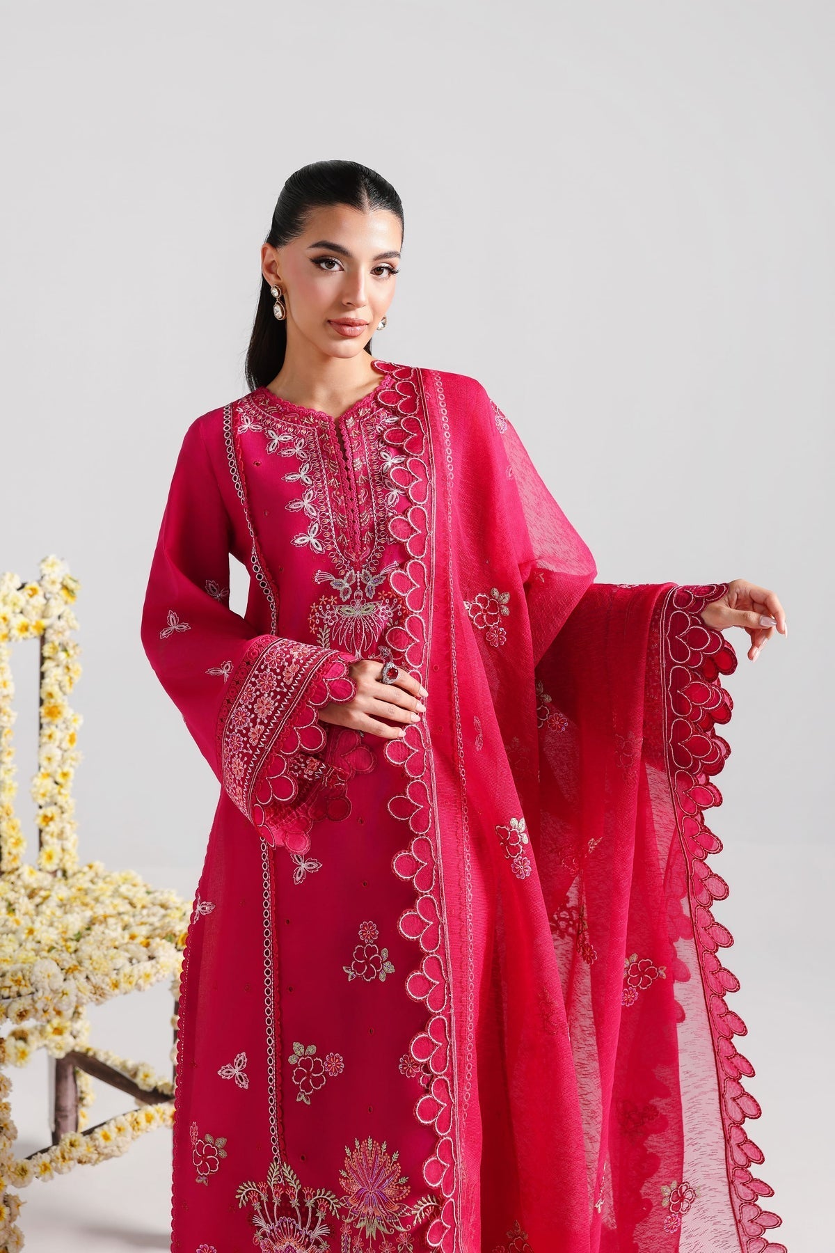 Afrozeh | Basic Pret 26 RTW | NACRE by Afrozeh - Designer Dress  - Type : Ladies Clothes - Available at Libayah - 100% Original 