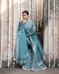 Faiza Saqlain | Zimmal Formals | Tisha by Faiza Saqlain - Designer Dress - Type: Ladies Clothes - Available at Libayah - 100% Original