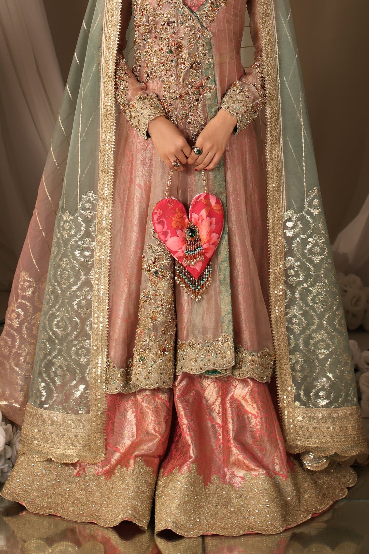 Musferah Saad | Casa Blance |Mughal Blossom by Musferah Saad - Designer Dress  - Type : Ladies Clothes - Available at Libayah - 100% Original 