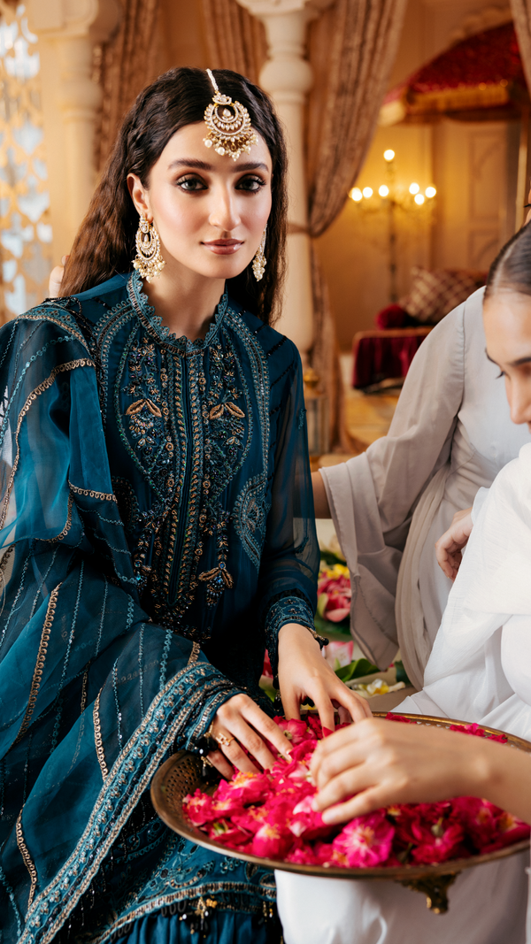 Zebtan | Zircon Wedding Formals | ZARTASHA ZQ-03 by Zebtan - Designer Dress - Type: Ladies Clothes - Available at Libayah - 100% Original