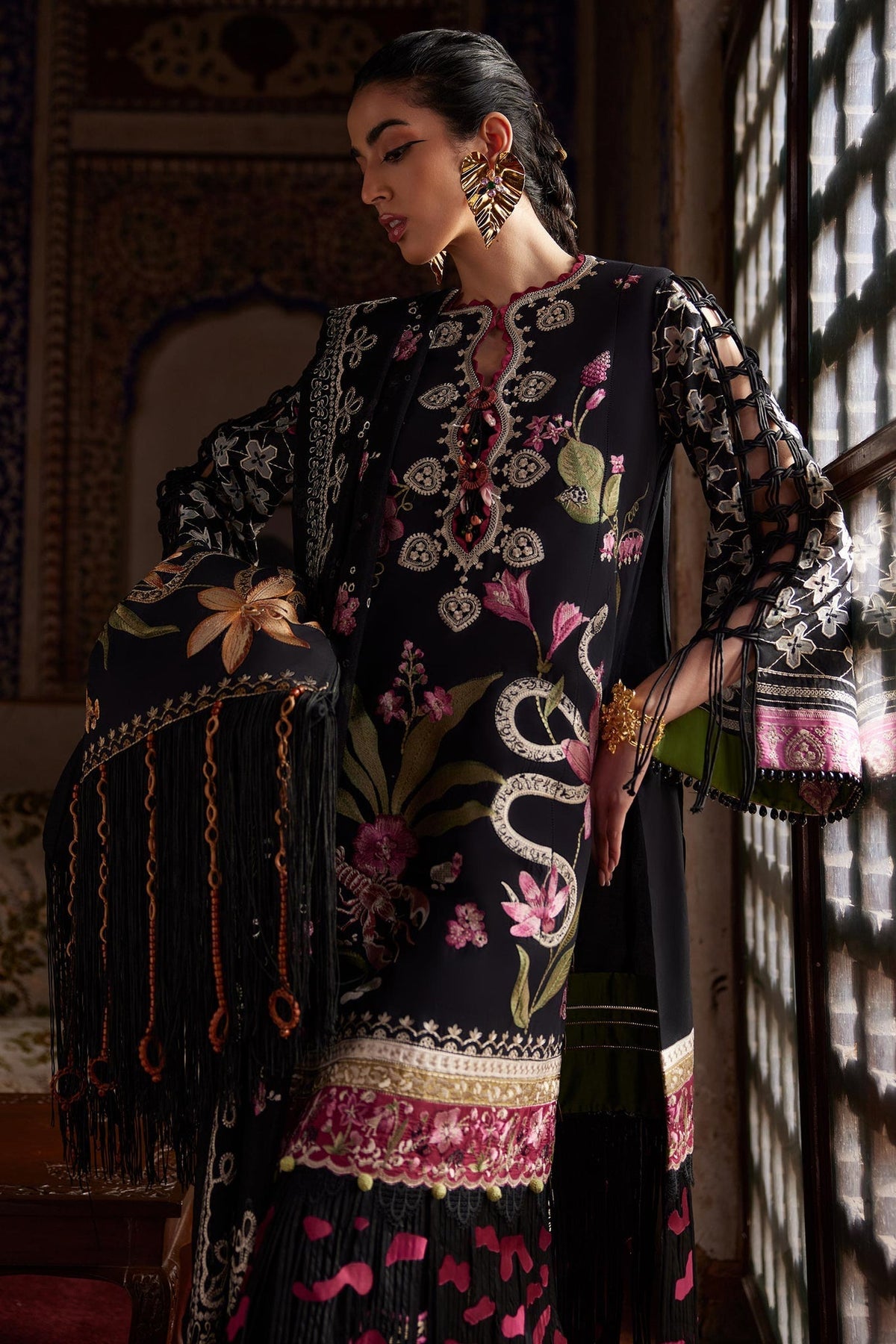 Elan | Luxury Lawn 25 | AZUREH (EL25-04 A) by Elan - Designer Dress - Type: Ladies Clothes - Available at Libayah - 100% Original