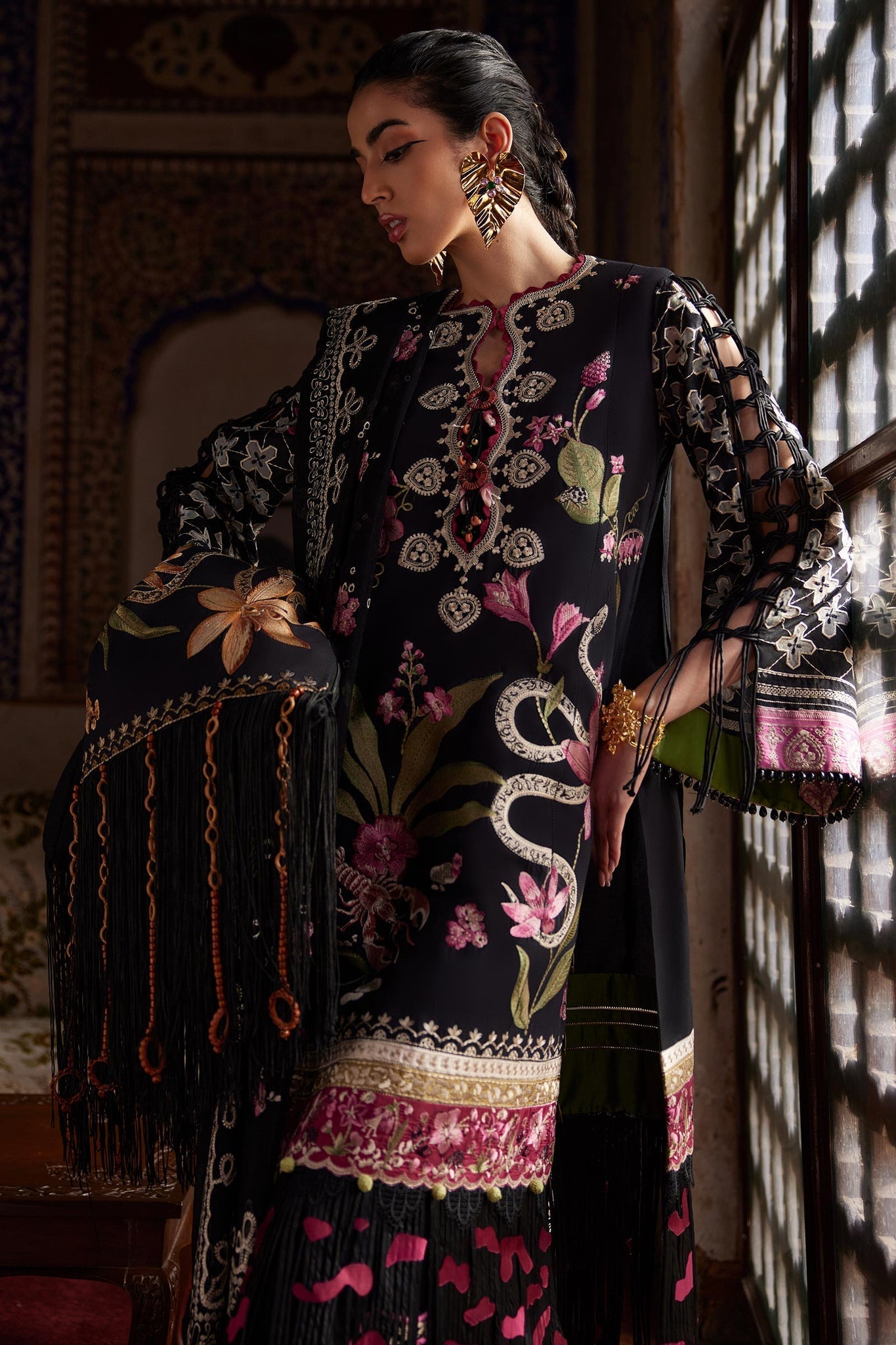 Elan | Luxury Lawn 25 | AZUREH (EL25-04 A) by Elan - Designer Dress - Type: Ladies Clothes - Available at Libayah - 100% Original