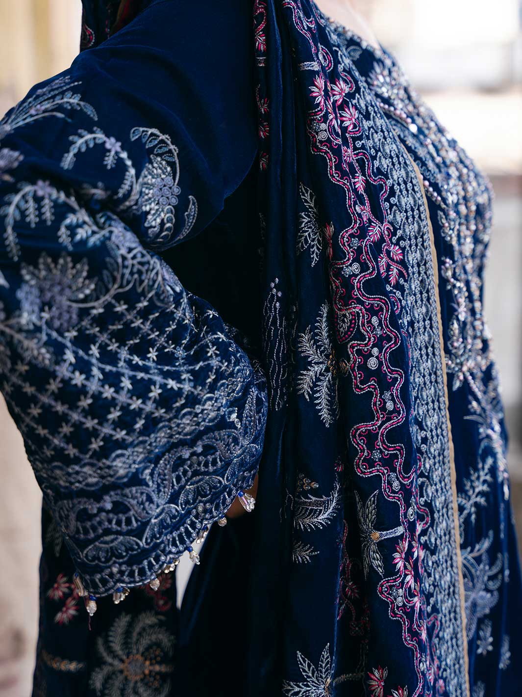 Flossie | Siara Velvet Formals | V-106 - A by Flossie - Designer Dress - Type: Ladies Clothes - Available at Libayah - 100% Original