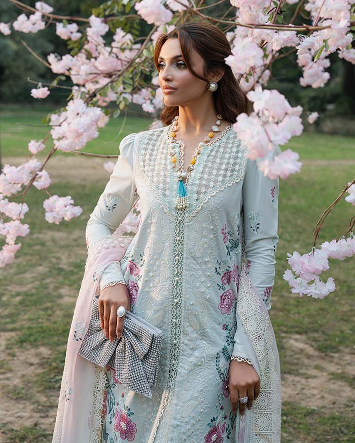 Zevk | Flora Festive Lawn | JASMINE by Zevk - Designer Dress - Type: Ladies Clothes - Available at Libayah - 100% Original