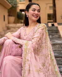 Faiza Saqlain | AYA - Unstitched Luxury Lawn '26 | Asja by Faiza Saqlain - Designer Dress  - Type : Ladies Clothes - Available at Libayah - 100% Original 