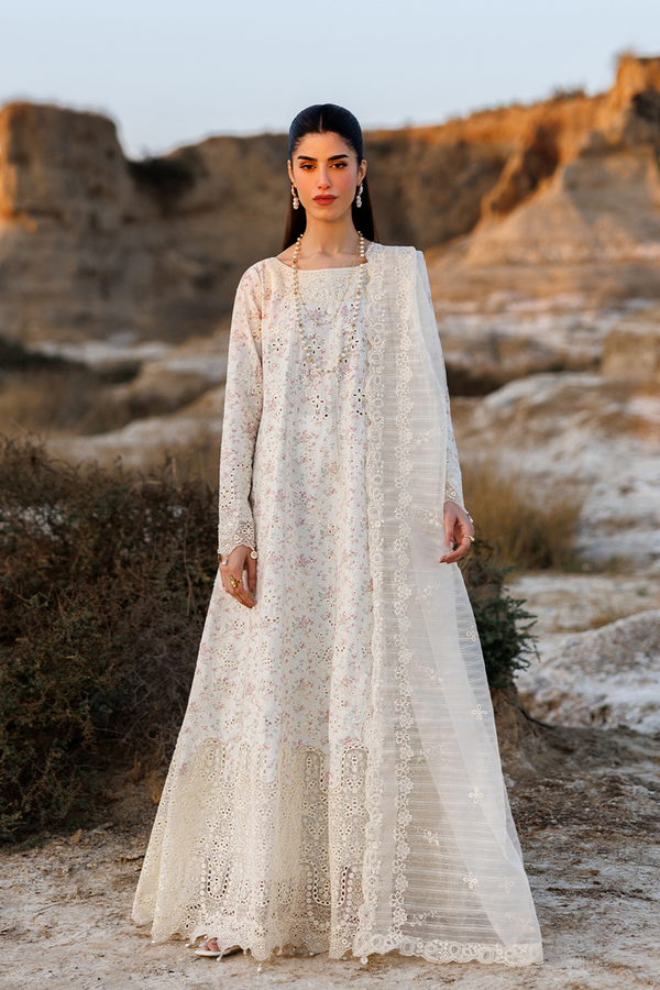 Emaan adeel | Sunlit Groove Luxury Lawn 26 | SUNKISSED by Emaan Adeel - Designer Dress  - Type : Ladies Clothes - Available at Libayah - 100% Original 