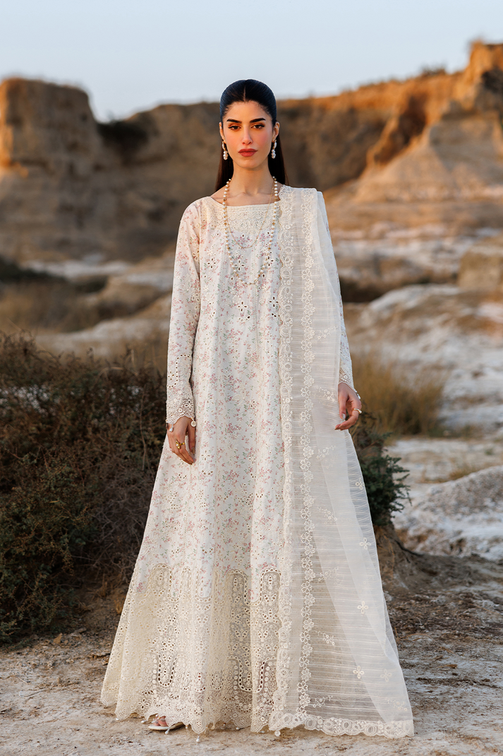 Emaan adeel | Sunlit Groove Luxury Lawn 26 | SUNKISSED by Emaan Adeel - Designer Dress  - Type : Ladies Clothes - Available at Libayah - 100% Original 