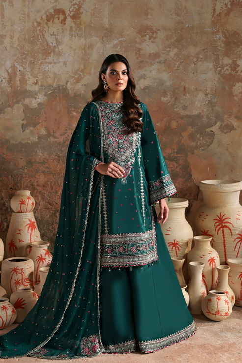 Emaan Adeel | Afsana e Silk | ZEHNASEEB by Emaan Adeel - Designer Dress - Type : Ladies Clothes - Available at Libayah - 100% Original 