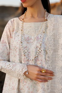 Emaan adeel | Sunlit Groove Luxury Lawn 26 | SUNKISSED by Emaan Adeel - Designer Dress  - Type : Ladies Clothes - Available at Libayah - 100% Original 