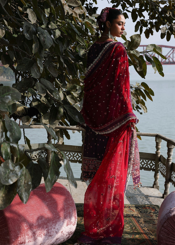 Hussain Rehar | Kalabagh Luxury Lawn 26 | Nihdi by Hussain Rehar - Designer Dress  - Type : Ladies Clothes - Available at Libayah - 100% Original 