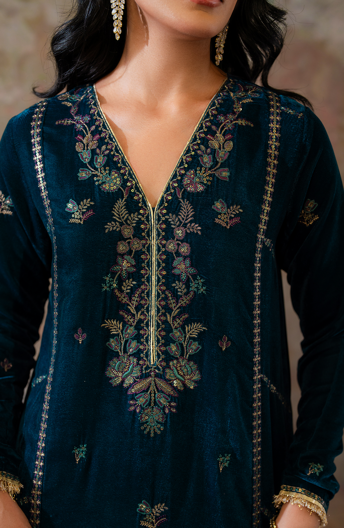 Seran | Velmor Velvet 24 | AYDEN by Seran - Designer Dress - Type: Ladies Clothes - Available at Libayah - 100% Original