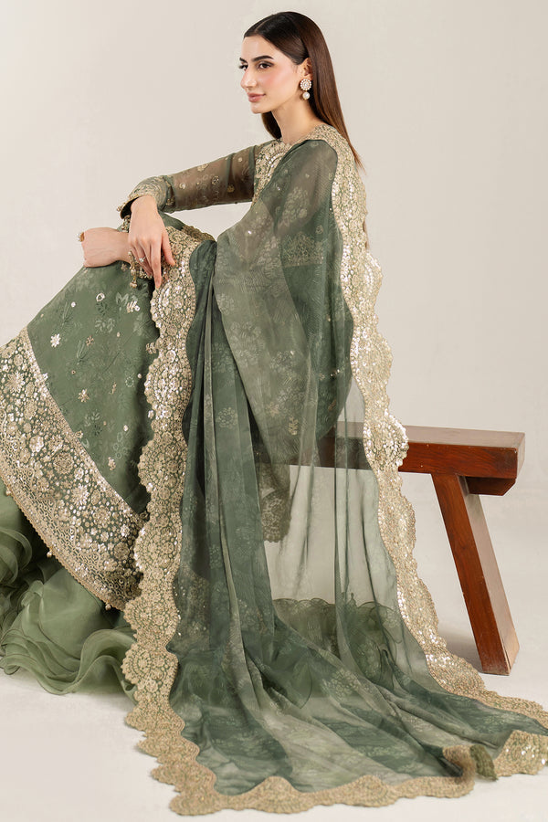 Farasha | Fiorella Formals | Olive Aura by Farasha - Designer Dress  - Type : Ladies Clothes - Available at Libayah - 100% Original 