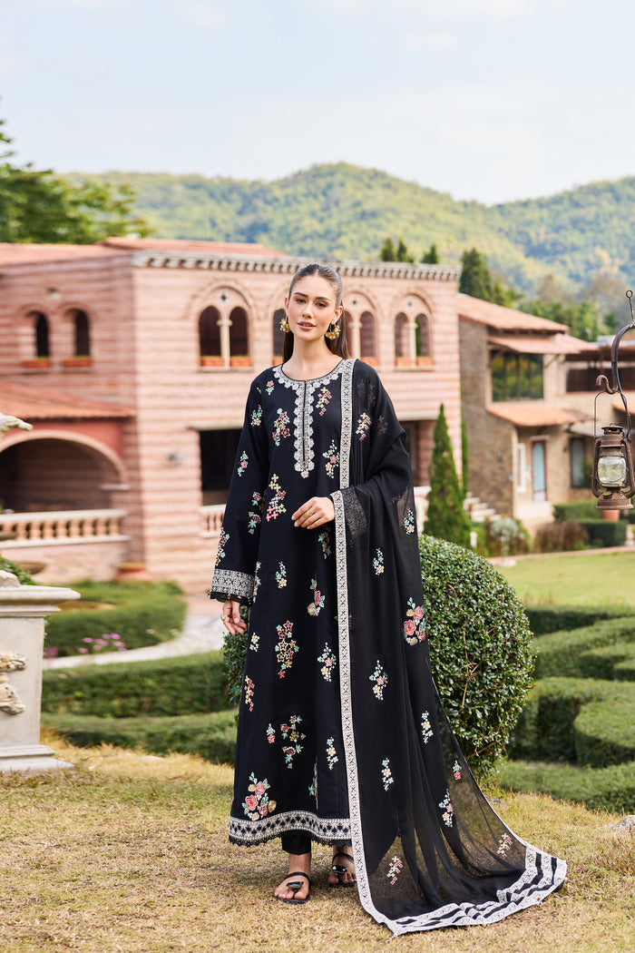 Farasha | Sorine Summer 26 | Raven Elegance by Farasha - Designer Dress  - Type : Ladies Clothes - Available at Libayah - 100% Original 