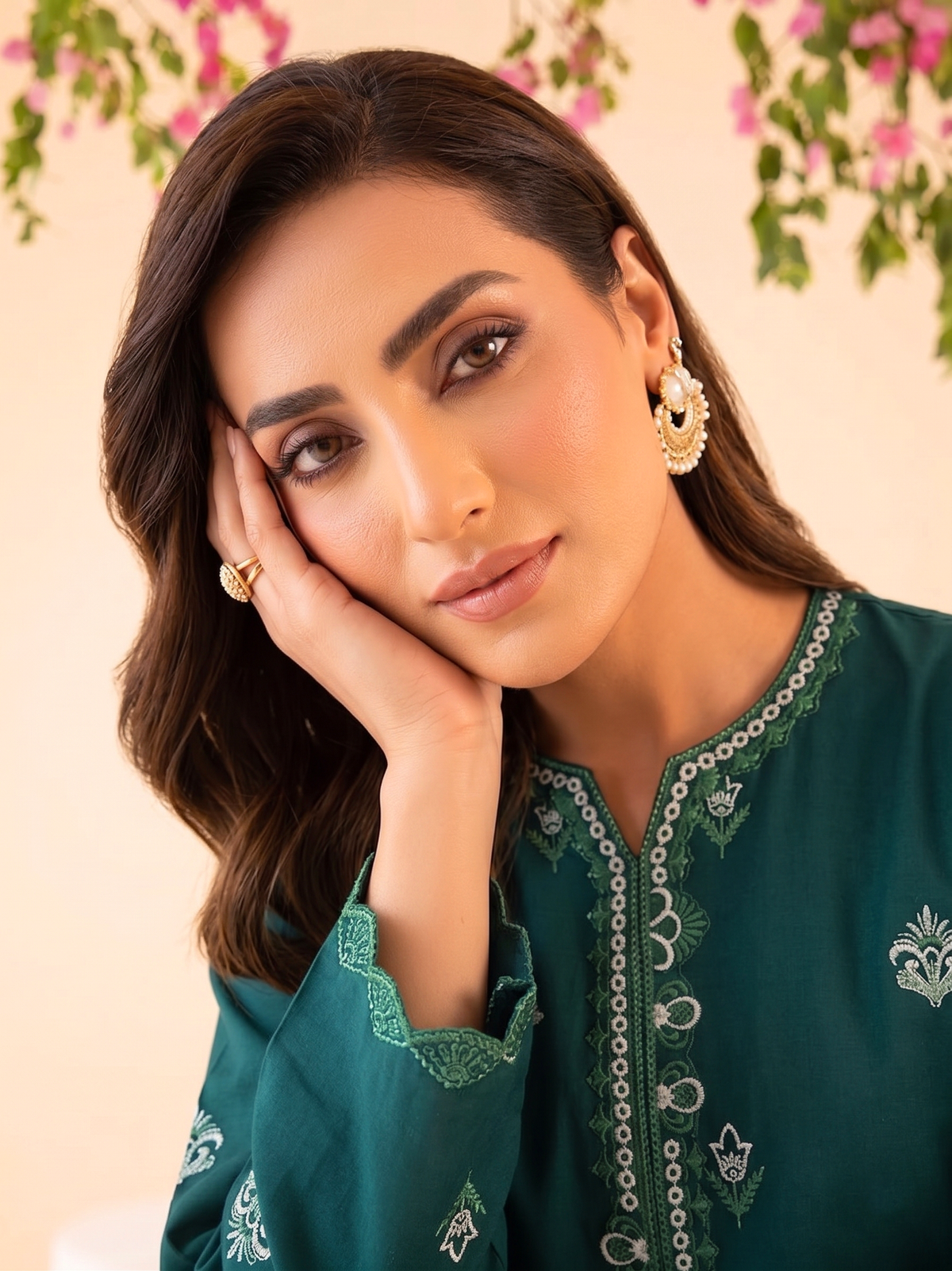 Faiza Faisal | FNF Cords Edit |DEEP TEAL CHARM by Faiza Faisal - Designer Dress  - Type : Ladies Clothes - Available at Libayah - 100% Original 
