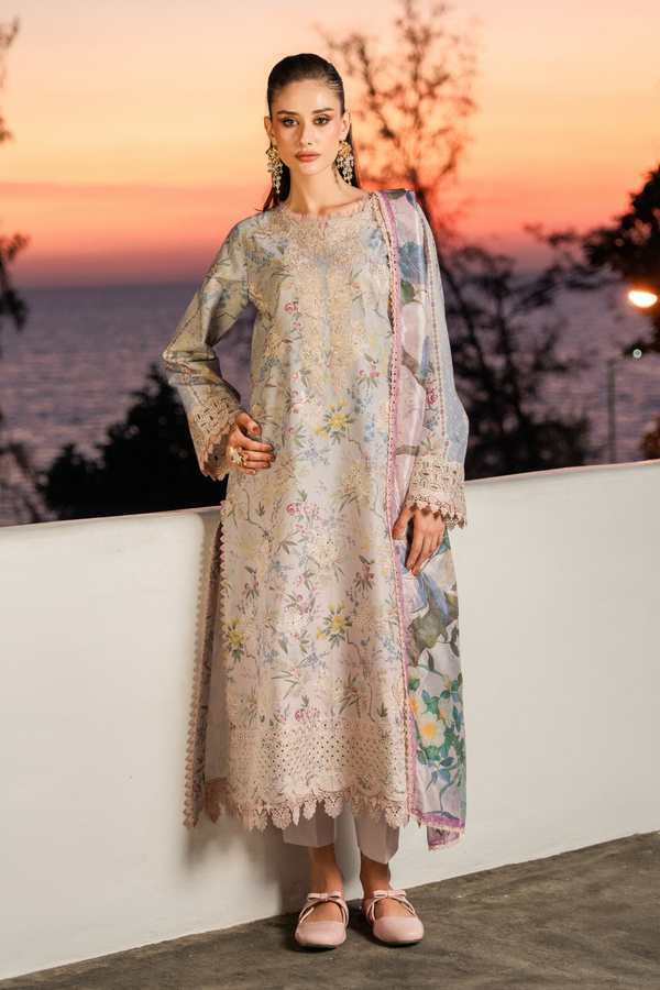 Aabyaan | Shezlin Chikankari 26 | RIVANA (AZ-07) by Aabyaan - Designer Dress - Type : Luxury Dress - Available at Libayah - 100% Original