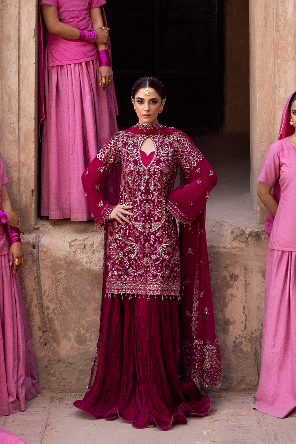 Emaan Adeel | The Empress Wedding Formals | KASYRA by Emaan Adeel - Designer Dress  - Type : Ladies Clothes - Available at Libayah - 100% Original 
