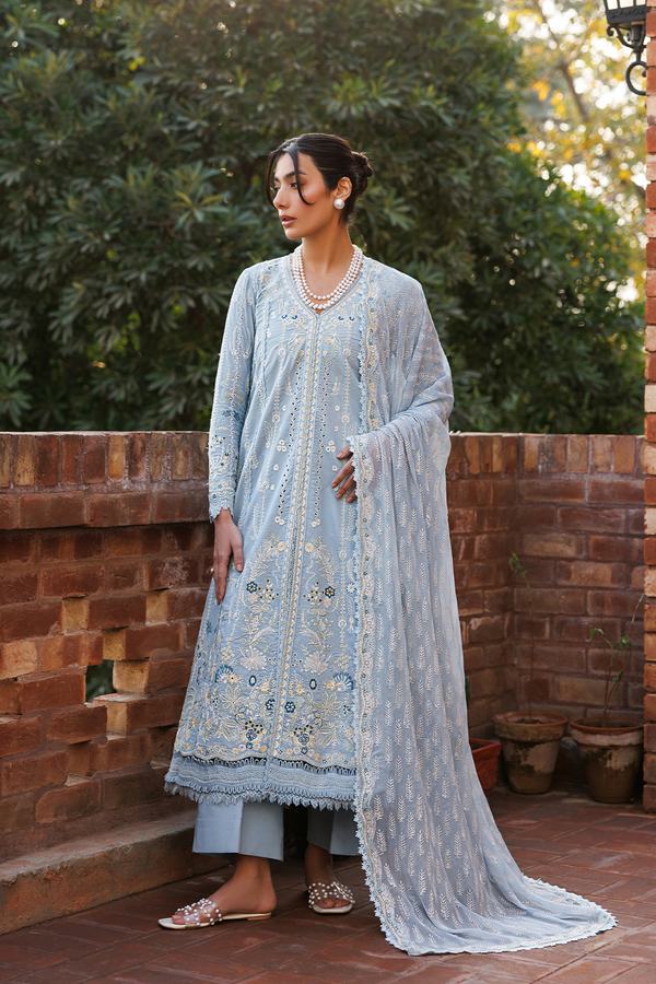 Emaan Adeel | Mirabelle Festive Luxury Lawn | BLISSFUL DREAMS by Emaan Adeel - Designer Dress  - Type : Ladies Clothes - Available at Libayah - 100% Original 