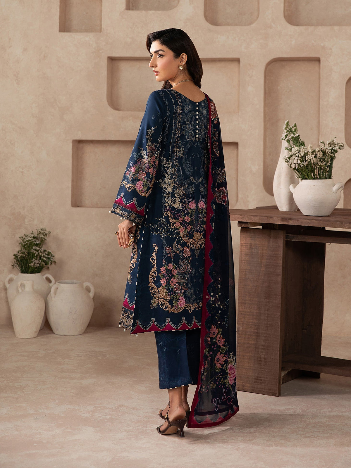 Gulaal | Syra Lawn 26 | Aluxe SKU D - 8 by Gulaal - Designer Dress  - Type : Ladies Clothes - Available at Libayah - 100% Original 