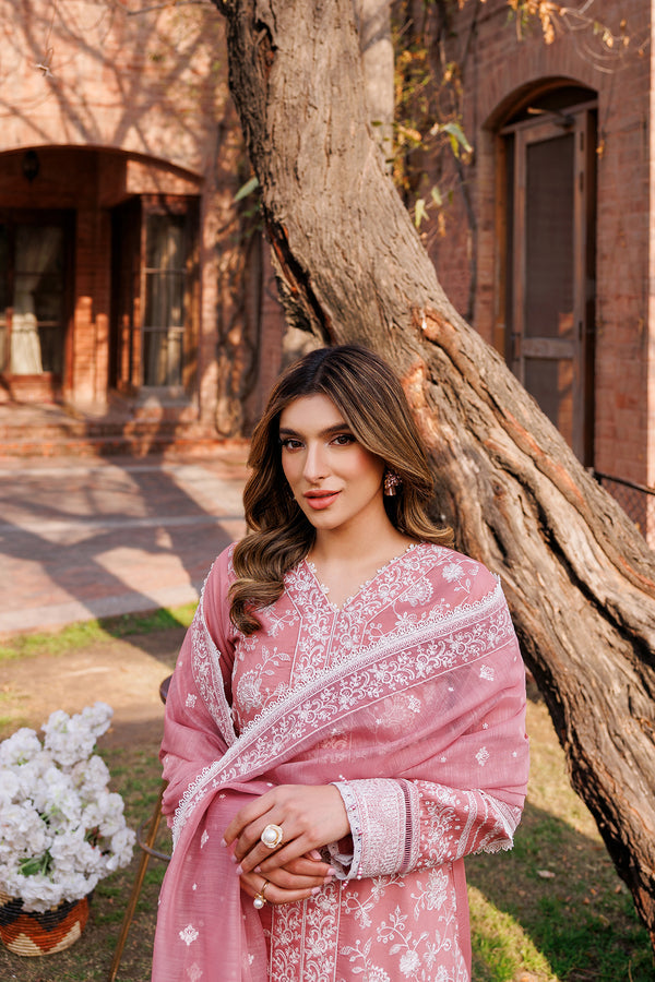 Farasha | Dastoor Embroidered Lawn SS24 | PEARL MIST by Farasha - Designer Dress - Type: Ladies Clothes - Available at Libayah - 100% Original