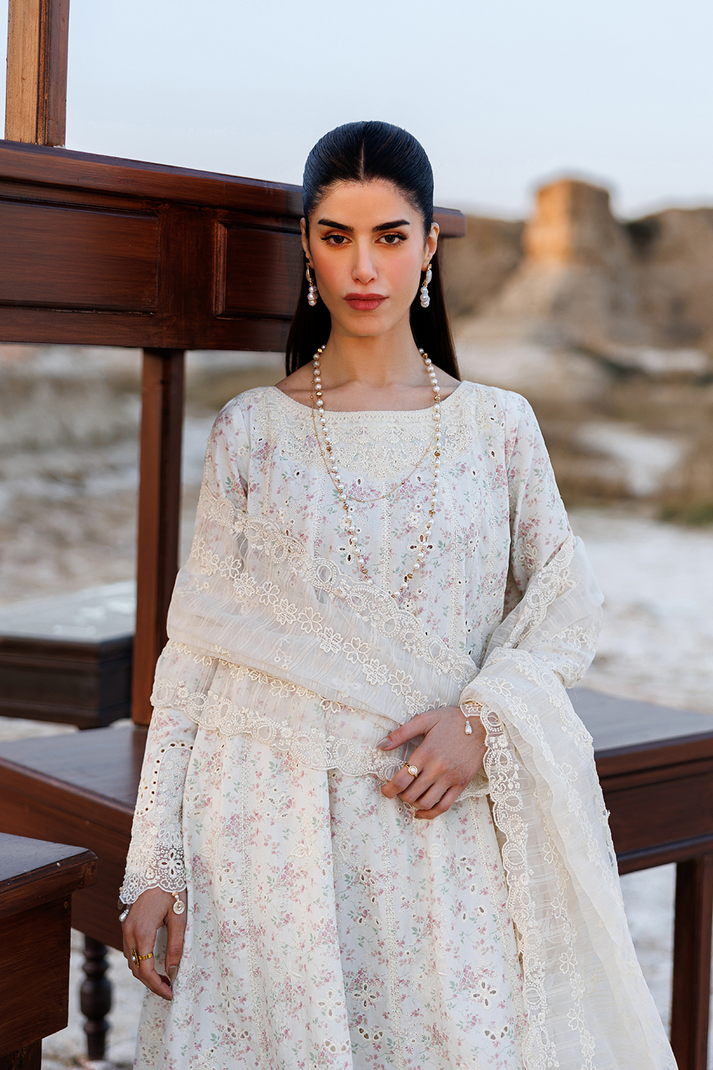 Emaan adeel | Sunlit Groove Luxury Lawn 26 | SUNKISSED by Emaan Adeel - Designer Dress  - Type : Ladies Clothes - Available at Libayah - 100% Original 