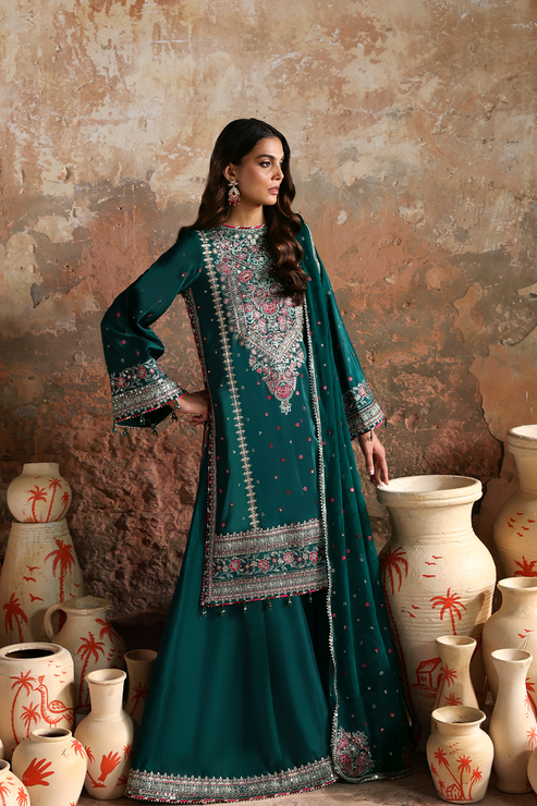 Emaan Adeel | Afsana e Silk | ZEHNASEEB by Emaan Adeel - Designer Dress - Type : Ladies Clothes - Available at Libayah - 100% Original 