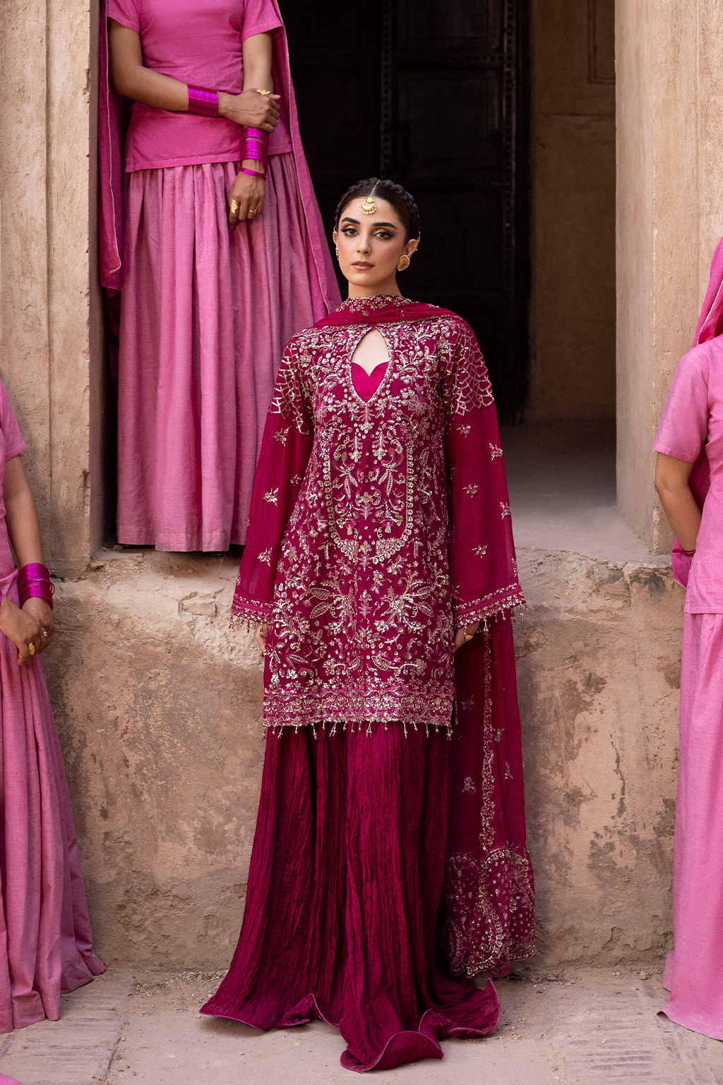 Emaan Adeel | The Empress Wedding Formals | KASYRA by Emaan Adeel - Designer Dress  - Type : Ladies Clothes - Available at Libayah - 100% Original 