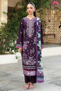 Farasha | Summer Weaves Embroidered Lawn | Plum Allure by Farasha - Designer Dress - Type: Ladies Clothes - Available at Libayah - 100% Original