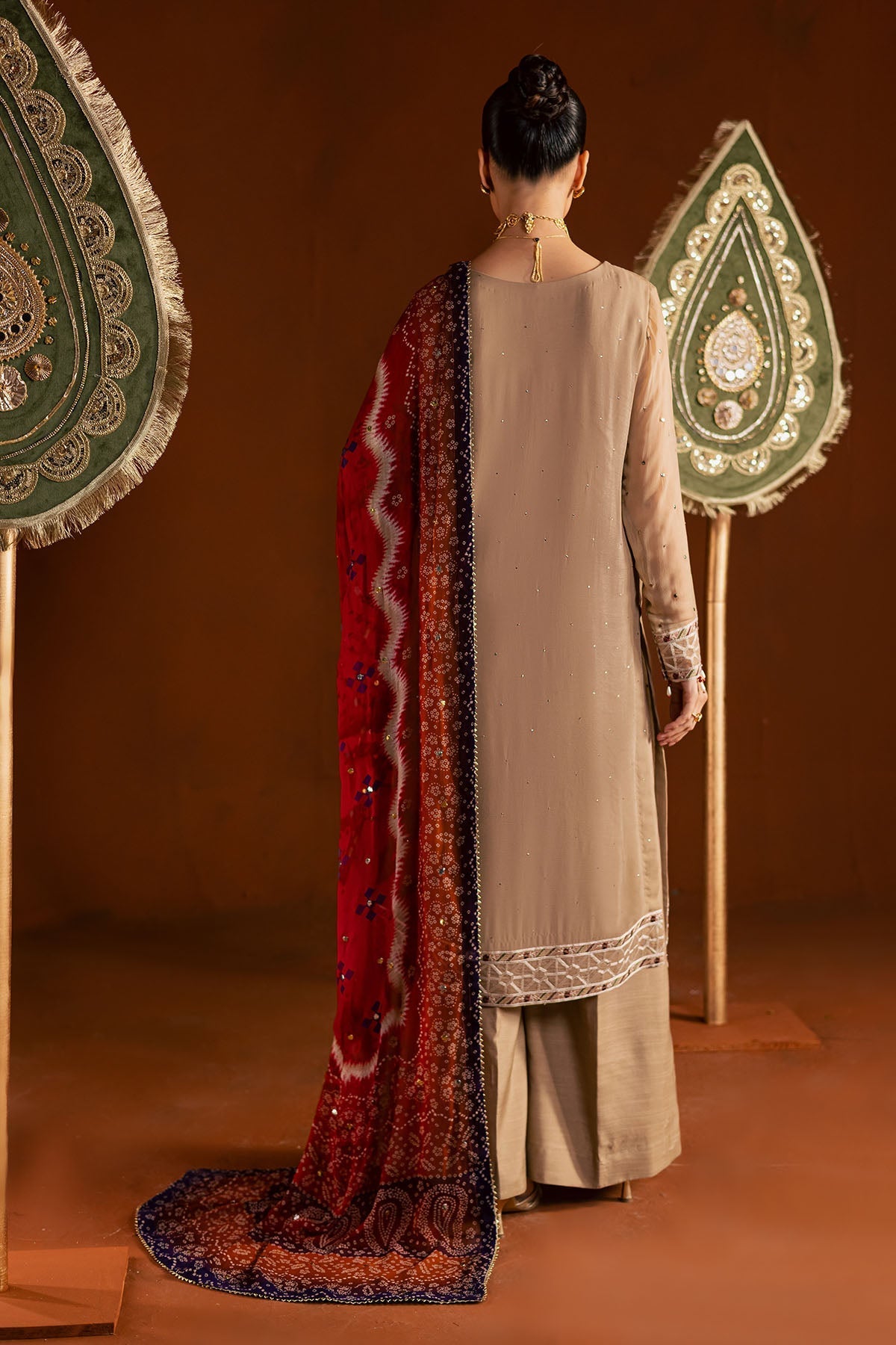 Nureh | Mukeshkari Formals | MK-22 - Designer Dress - Type : Ladies Clothes - Available at Libayah - 100% Original