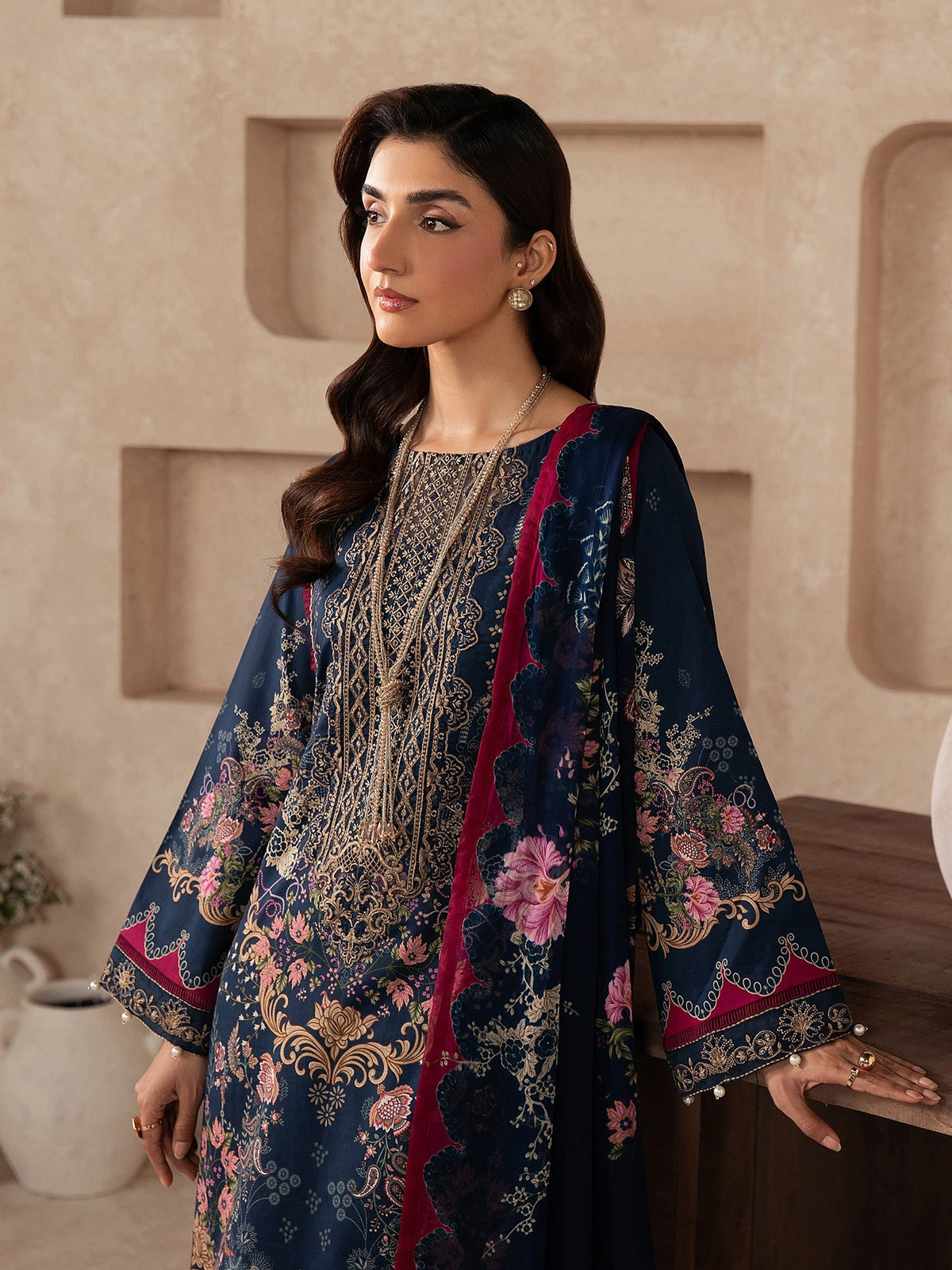 Gulaal | Syra Lawn 26 | Aluxe SKU D - 8 by Gulaal - Designer Dress  - Type : Ladies Clothes - Available at Libayah - 100% Original 