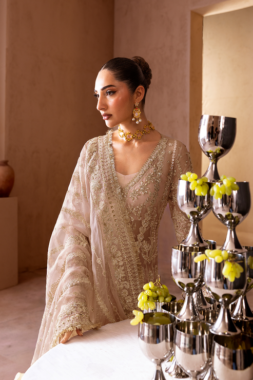 Emaan Adeel | Clay Couture | CELESTIAL by Emaan Adeel - Designer Dress  - Type : Ladies Clothes - Available at Libayah - 100% Original 