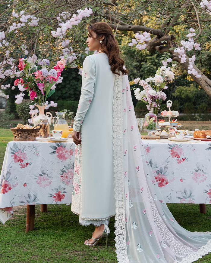 Zevk | Flora Festive Lawn | JASMINE by Zevk - Designer Dress - Type: Ladies Clothes - Available at Libayah - 100% Original