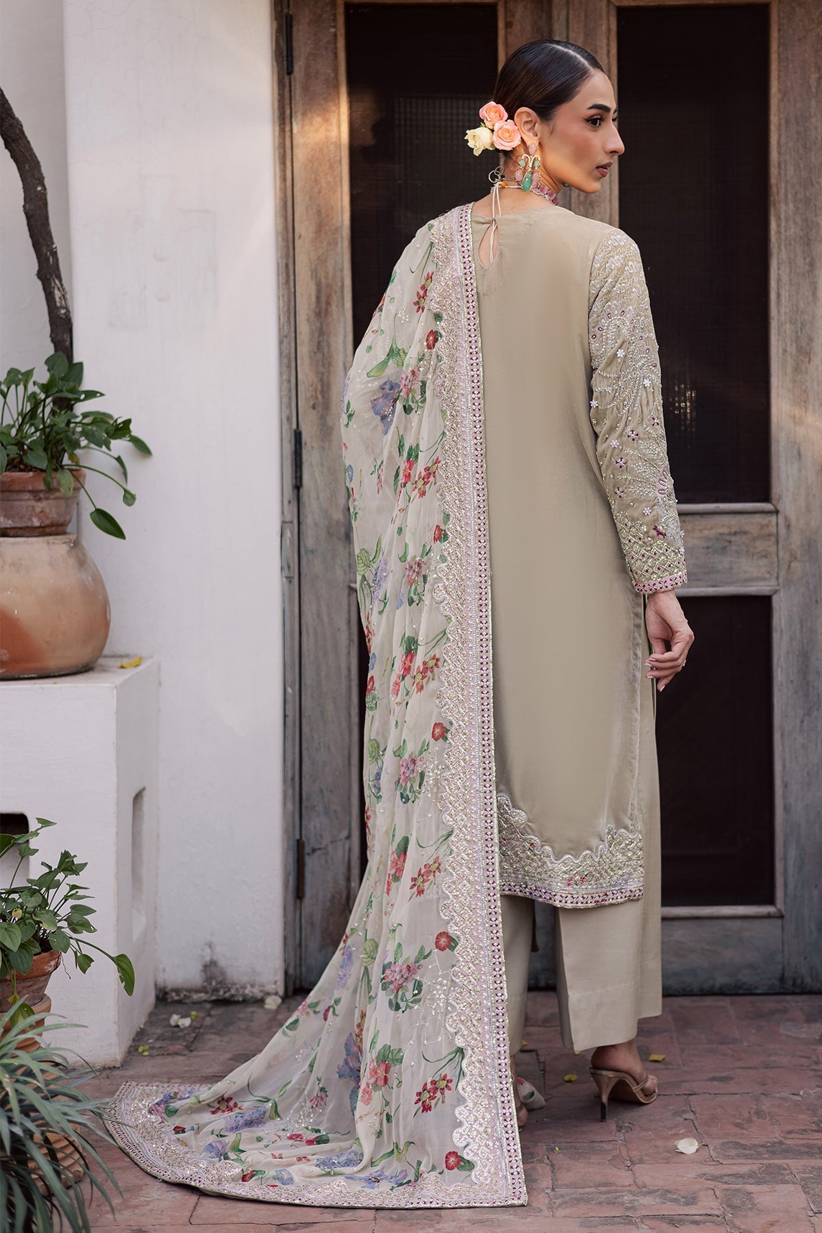 Nureh | Maya Velvet | NW-119 by Nureh - Designer Dress  - Type : Ladies Clothes - Available at Libayah - 100% Original 
