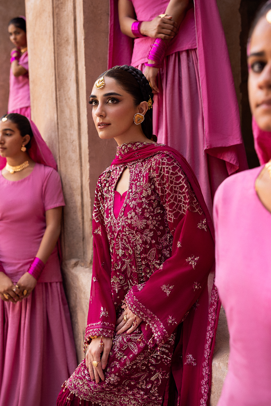 Emaan Adeel | The Empress Wedding Formals | KASYRA by Emaan Adeel - Designer Dress  - Type : Ladies Clothes - Available at Libayah - 100% Original 