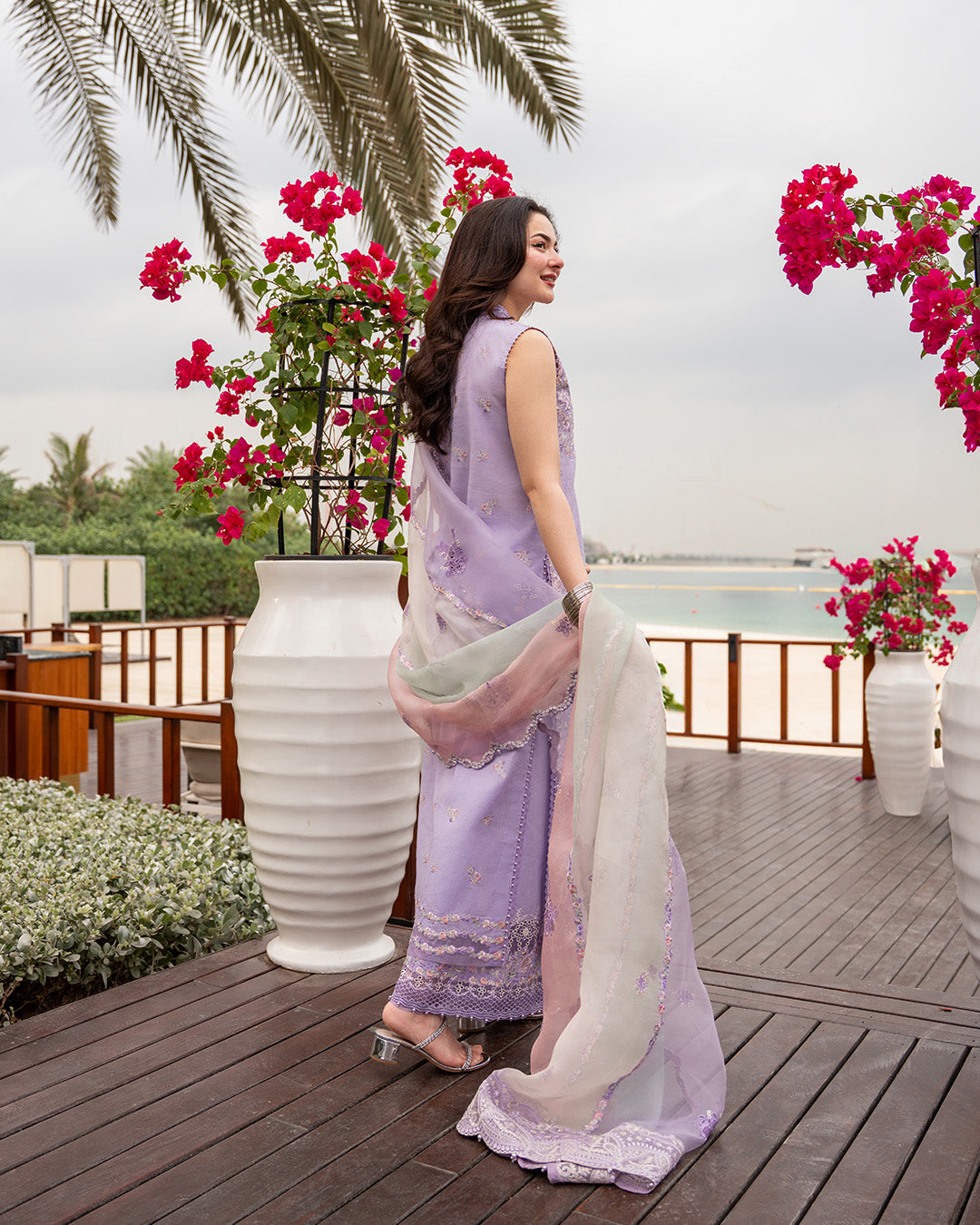 Faiza Saqlain | AYA - Unstitched Luxury Lawn '26 | Suela by Faiza Saqlain - Designer Dress  - Type : Ladies Clothes - Available at Libayah - 100% Original 