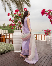 Faiza Saqlain | AYA - Unstitched Luxury Lawn '26 | Suela by Faiza Saqlain - Designer Dress  - Type : Ladies Clothes - Available at Libayah - 100% Original 