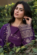 Farasha | Summer Weaves Embroidered Lawn | Raven Plum by Farasha - Designer Dress - Type: Ladies Clothes - Available at Libayah - 100% Original