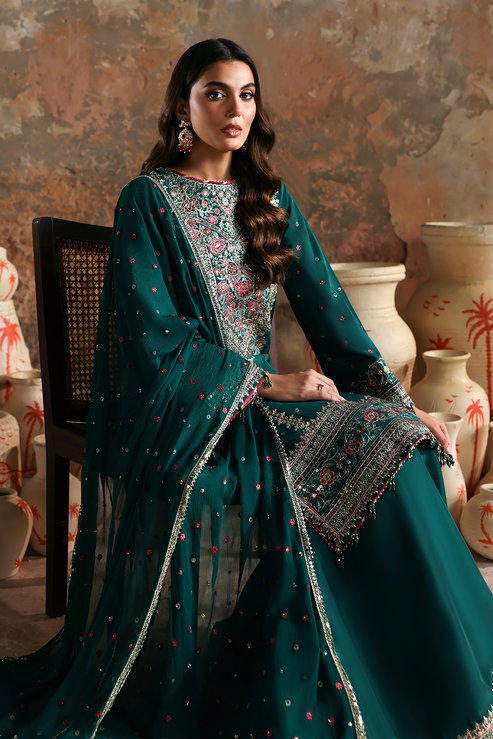 Emaan Adeel | Afsana e Silk | ZEHNASEEB by Emaan Adeel - Designer Dress - Type : Ladies Clothes - Available at Libayah - 100% Original 
