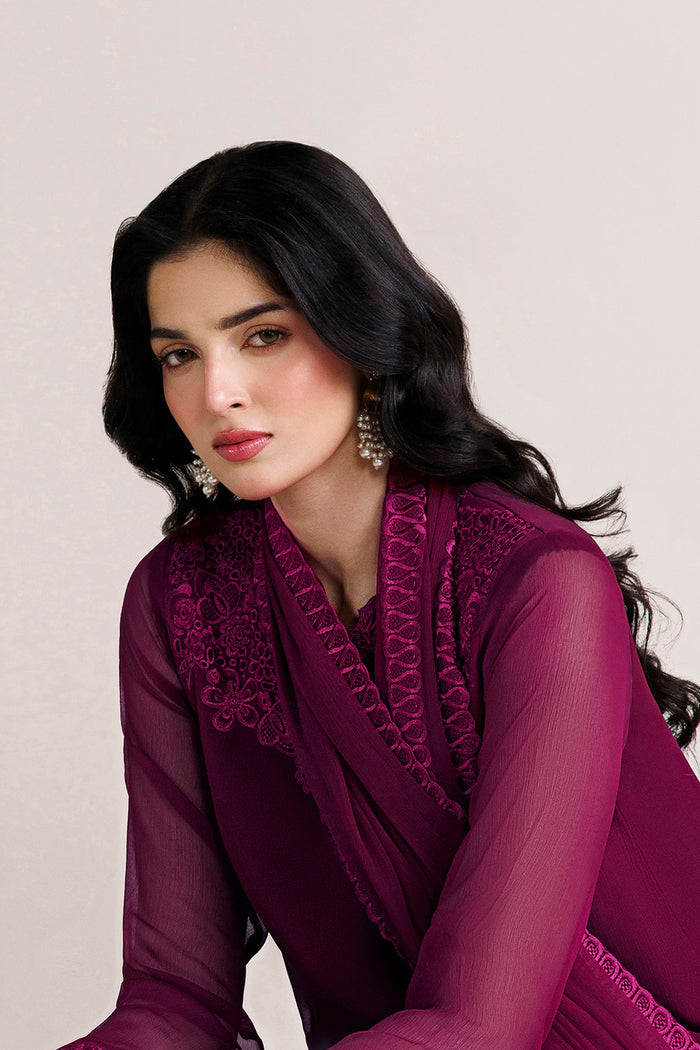 Farasha | Chiffon Essentials 26 | Rouge Divine by Farasha - Designer Dress  - Type : Ladies Clothes - Available at Libayah - 100% Original 