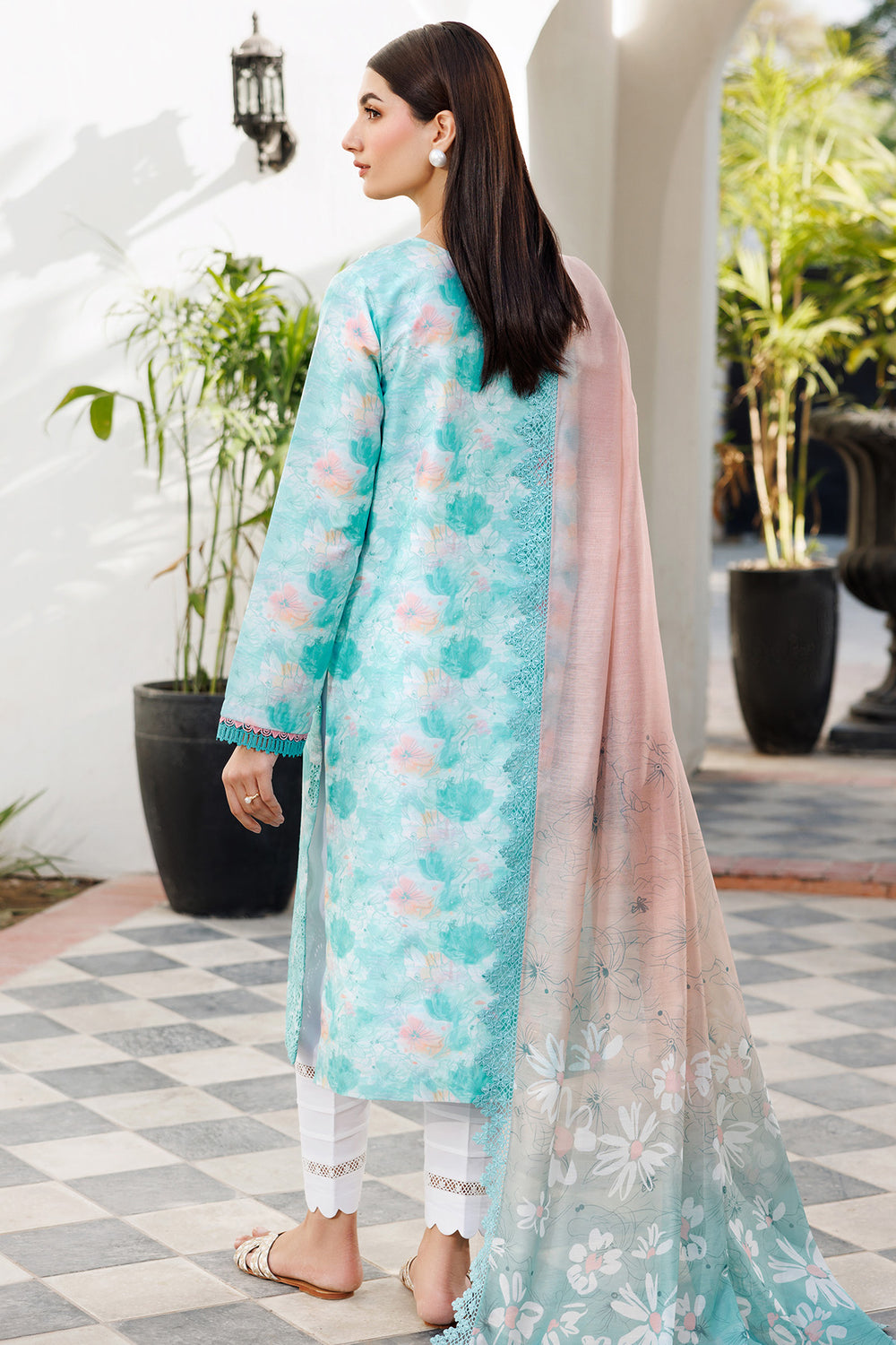Farasha | Printed Essentials | Blue Dusk by Farasha - Designer Dress  - Type : Ladies Clothes - Available at Libayah - 100% Original 