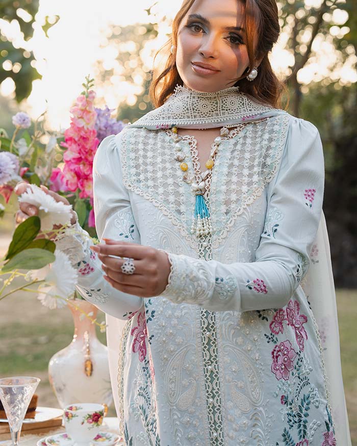 Zevk | Flora Festive Lawn | JASMINE by Zevk - Designer Dress - Type: Ladies Clothes - Available at Libayah - 100% Original