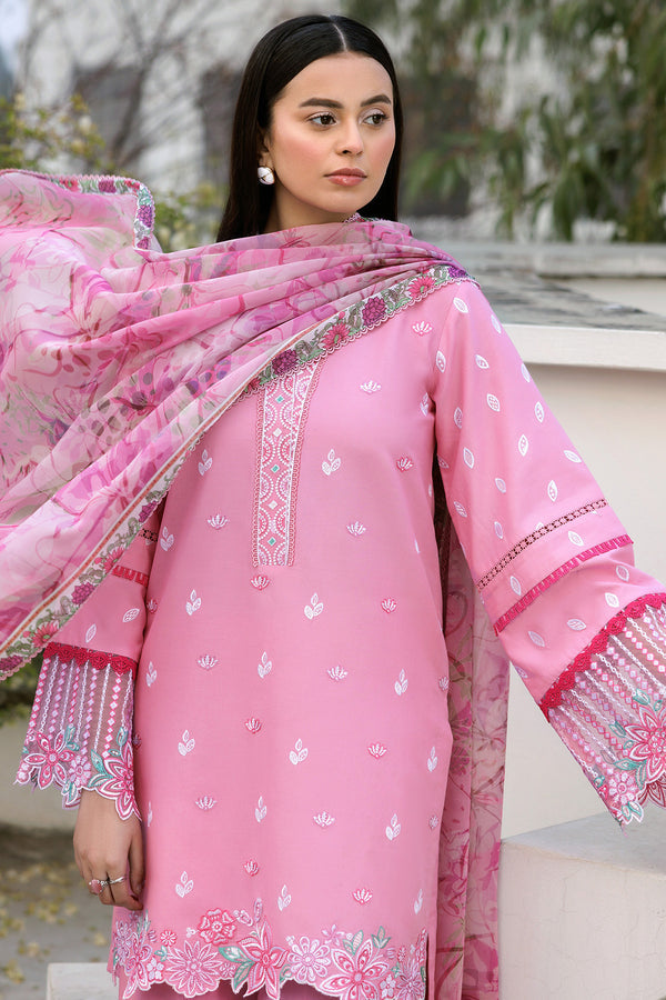 Farasha | Summer Weaves Embroidered Lawn | Soft Mist by Farasha - Designer Dress - Type: Ladies Clothes - Available at Libayah - 100% Original