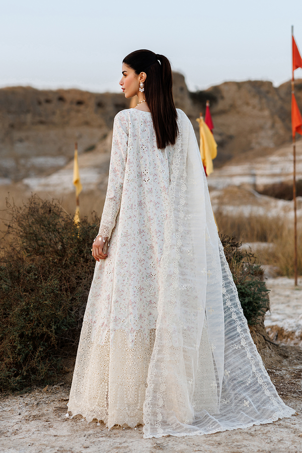 Emaan adeel | Sunlit Groove Luxury Lawn 26 | SUNKISSED by Emaan Adeel - Designer Dress  - Type : Ladies Clothes - Available at Libayah - 100% Original 