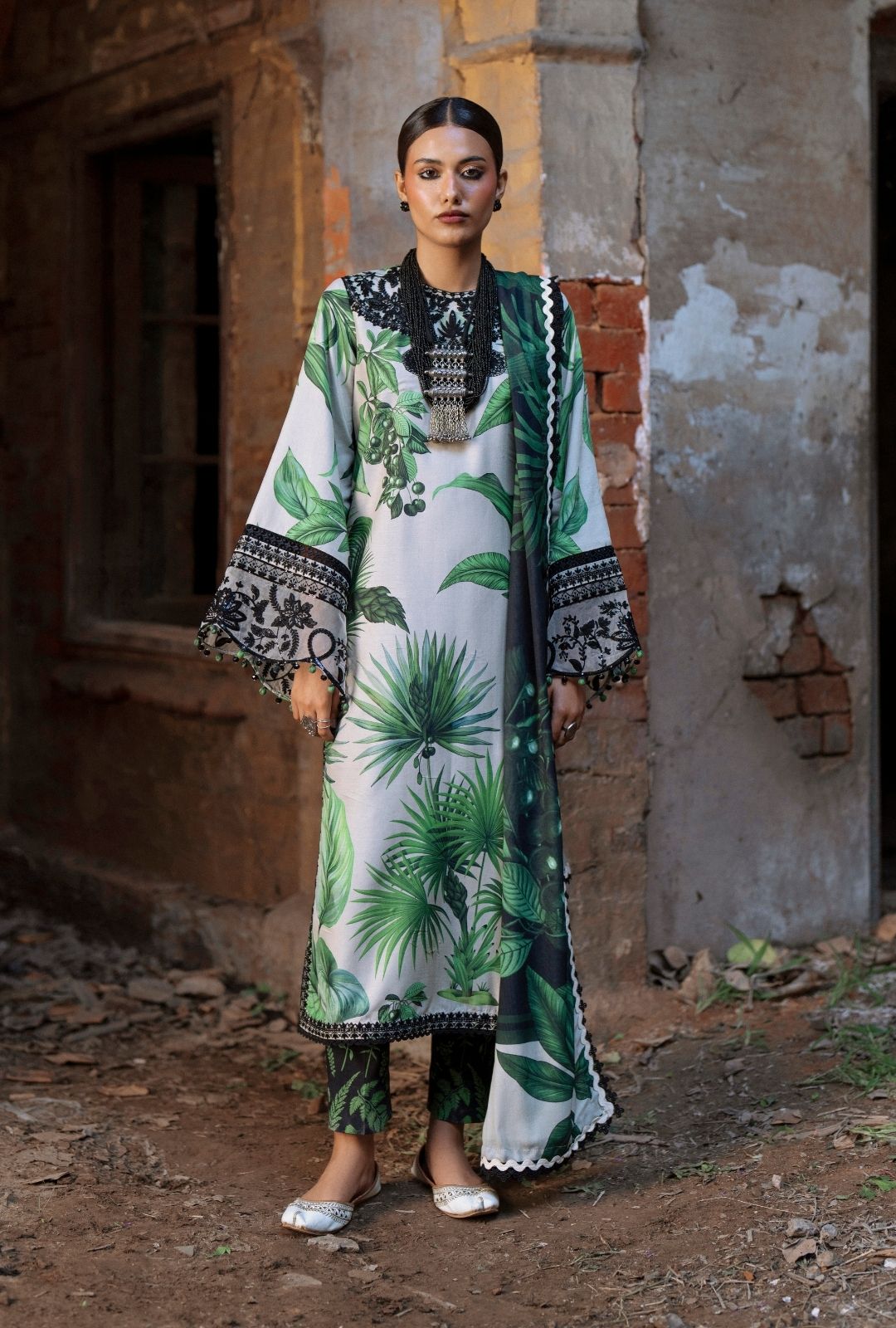 AJR Couture | Sard Sham | Gulbahar by AJR Couture - Designer Dress - Type : Ladies Clothes - Available at Libayah - 100% Original 