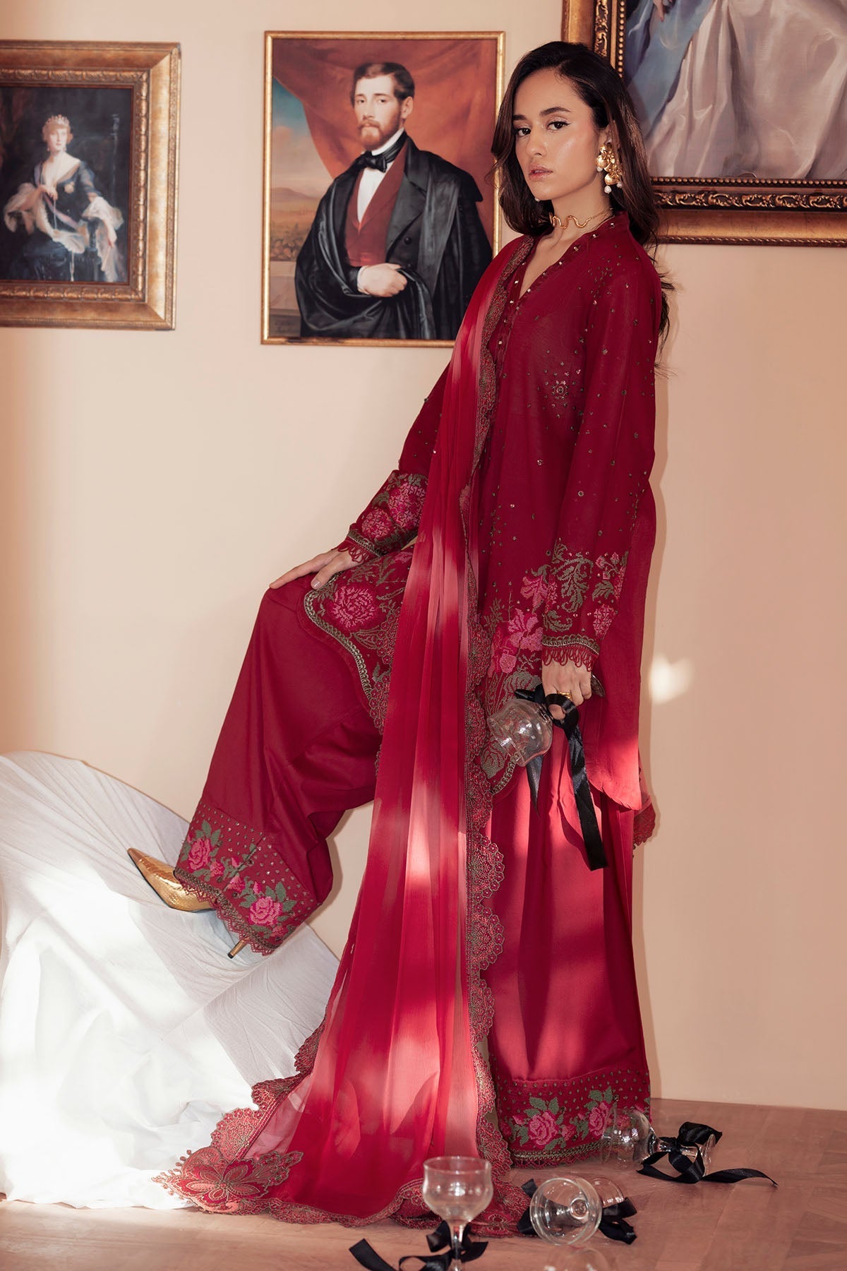 Nureh | Feya Eid Collection | FE-07 by Nureh - Designer Dress - Type: Ladies Clothes - Available at Libayah - 100% Original